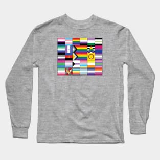 Pride Flag Quilt Long Sleeve T-Shirt